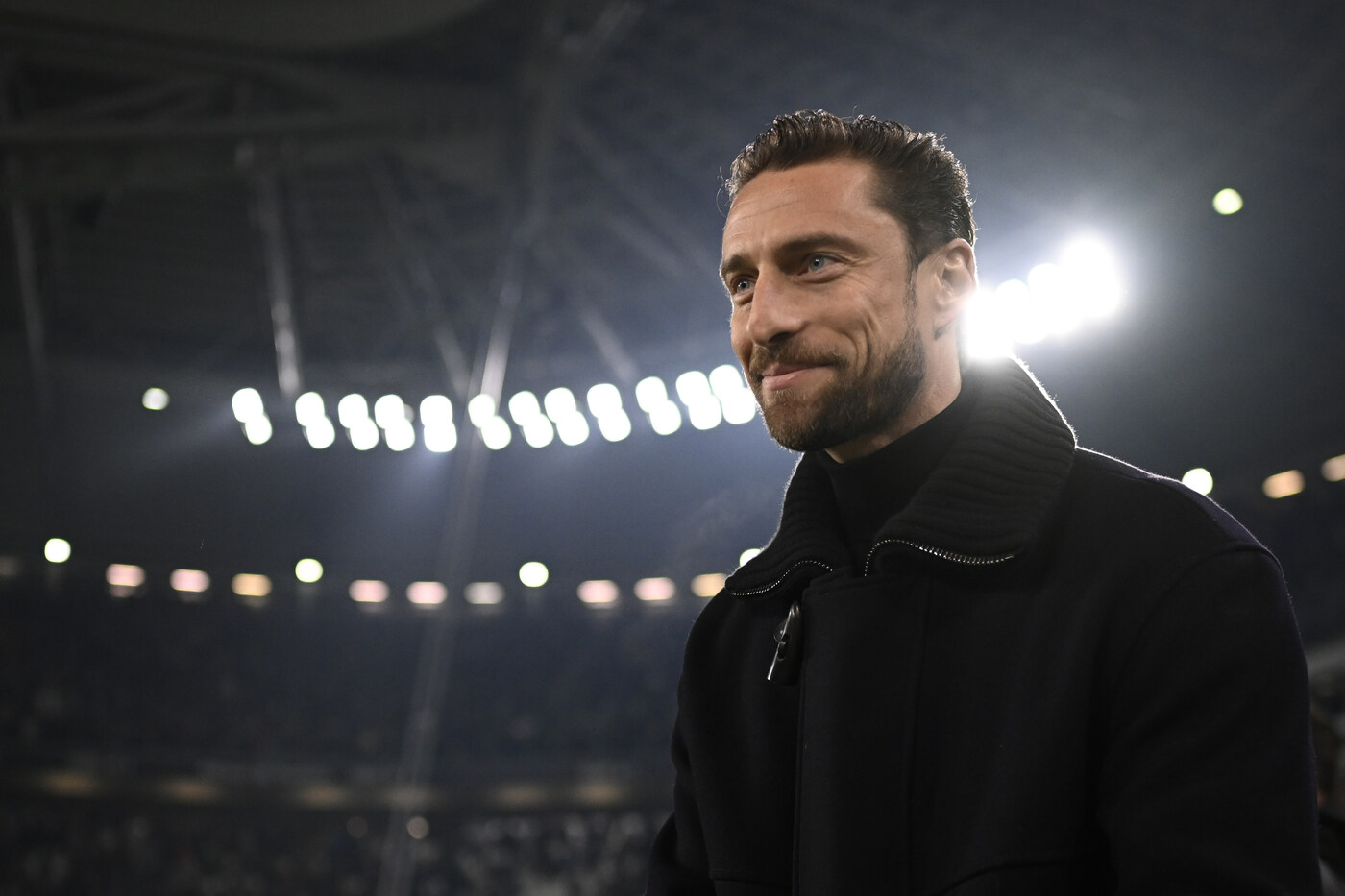 L'ex bianconero Claudio Marchisio allo Juventus Stadium in occasione della sfida col Napoli in Serie A