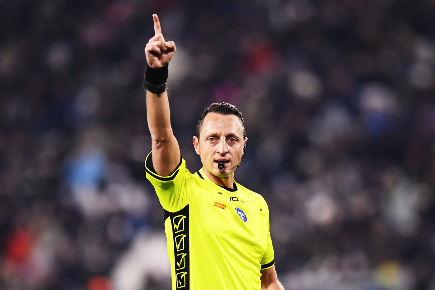 L'arbitro Abisso dirige Juventus-Udinese in Serie A